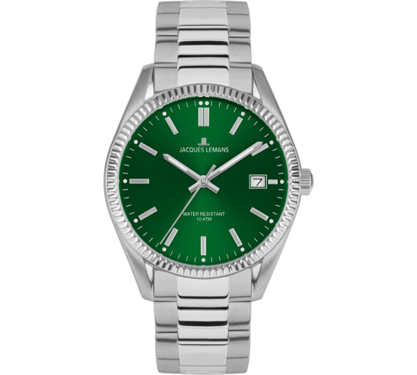 Jacques Lemans Derby  50-3E Uhr Herren Edelstahl Quarz 10Bar